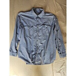 Vintage Carhartt Button Up Long Sleeve Old School Size 2XL